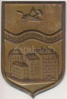 ~1980. "Lakóház javítás, üzemeltetés" Br lemezplakett (70x47mm) T:2