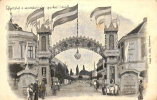 1903 Szombathely, Iparkiállítás, Polgári fiú iskola; kiadja Langer K. János (EK)
