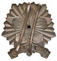 ~1970. "Járőrparancsnok" ezüstözött, zománcozott fém jelvény (39x37mm) T:2