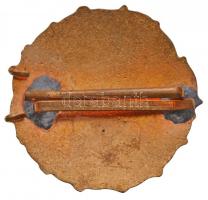 ~1960-1970. Ejtőernyős aranyozott, zománcozott fém jelvény (35mm) T:2