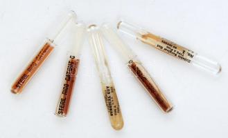 Steril sebészeti fonal üveg ampullában, 5 db, 0-ás méretben