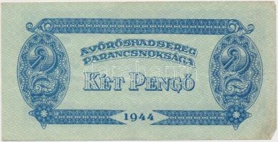 1944. 2P utólagos, hamis sorszám + 100P "A Vörös Hadsereg Parancsnoksága" + Csehszlovákia ...