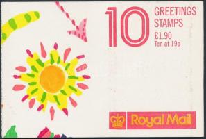 Üdvözlőbélyegek bélyegfüzet Greeting Stamps stamp booklet