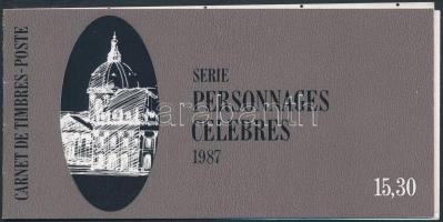 Famous people stamp booklet Híres emberek bélyegfüzet