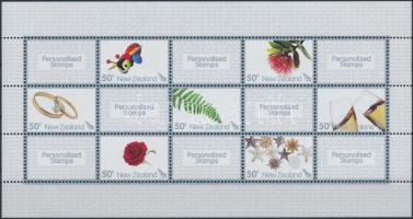 Üdvözlő bélyeg kisív, Greeting stamp minisheet