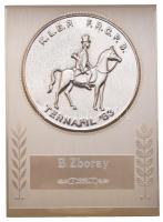 1983. "K.L.B.P. F.R.C.P.B. - TERNAFIL '83" Al plakett (90x65mm) T:2 1983. "K.L.B.P. F.R.C.P.B. - TERNAFIL '83" Al plaque (90x65mm) C:XF