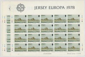 Europa CEPT minisheet set, Europa CEPT kisívsor