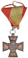 1940. "Nemzetvédelmi Kereszt / A Hazáért" kitüntetés nem saját mellszalaggal T:2-
Hungary...