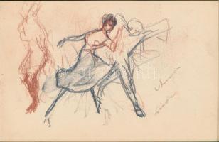 Gy. Nemes András (?-?): Vázlatok, kisméretű vázlatfüzet számos különféle érdekes vázlatrajzzal, vegy...