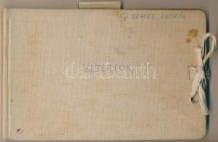 Gy. Nemes András (?-?): Vázlatok, kisméretű vázlatfüzet számos különféle érdekes vázlatrajzzal, vegy...