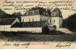 Szenice, Szenicz; Kálmán Imréné kastélya / castle (kis szakadás / small tear)