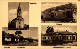 Tereske, Hangya, utca, kastély