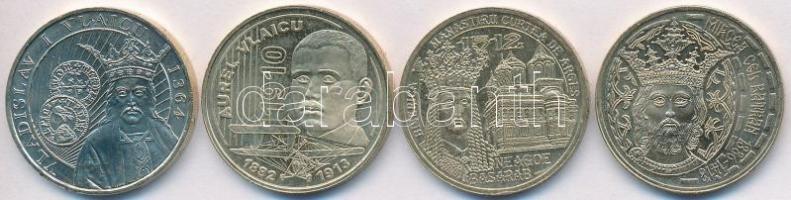 Románia 2010-2014. 50b (4xklf) emlékkiadások T:1-
Romania 2010-2014. 50 Bani (4xdiff) commemorative...