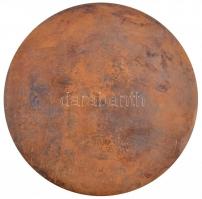 ~1970-1980. "II. Rákóczi Ferenc Általános Iskola - Kaposvár" nagyalakú Br plakett. Szign.:...