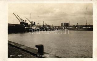 Gdynia, Port; Mars Nostrum photo - 2 old postcards