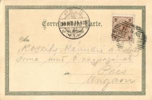 1898 Wörgl, Hauptplatz, Schloss; Verlag Plunger, litho (EB)