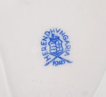 Herendi Fiori e frutta mintás dobozka, kézzel festett, jelzett, hibátlan, 12×9 cm