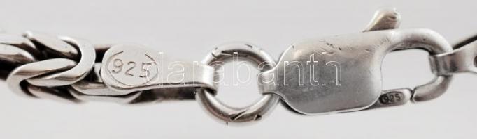 Ezüst (Ag.) "király" karlánc, jelzett, 11,2gr., 21cm/Silver (Ag.) "King" bracele...