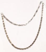 Ezüst (Ag.), "ízelt" nyaklánc, jelzett, 8,5gr., 42cm/Silver (Ag.) necklace, marked, 8,5gr. 42cm