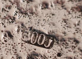 Régi, ezüst (Ag.),lóhere alakú tálka,  jelzett, 45,2gr., 7x7cm/Old, silver (Ag.), Clover-shaped bowl...