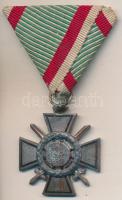 1943. "Tűzkereszt I. fokozata" kitüntetés mellszalaggal T:2- Hungary 1943. "Hungarian Fire Cross 1st class" decoration with ribbon C:VF NMK 443.