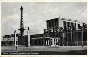 Berlin, Ausstellungshallen, Funkturm / exhibition hall, tower