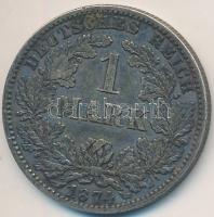 Német Birodalom 1874A 1M Ag T:2,2-
Germany 1874A 1 Mark Ag C:XF,VF
