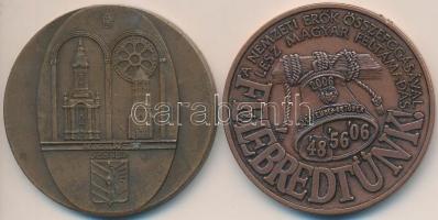 Lapis András (1942-) DN "Hotel Royal Szeged" Br emlékérem (42,5mm) + 2006. "Felébredt...