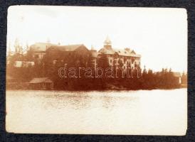 cca 1910 Fotóalbum 18db döntően tátrai fotóval, 8x11cm