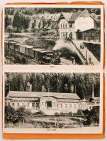 cca 1900 Tusnád nevezetességeit bemutató leporelló 14 képpel /
cca 1900 Tusnad Sat, Romania leporel...