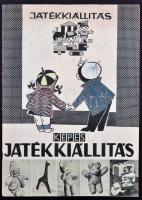 cca 1960-1970 Képes Játékkiállítás, képekkel illusztrált katalógus, 32p