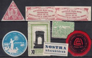 8 db külföldi levélzáró