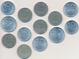 1894-1915. 10f Ni, alpakka (6x) + 1990-1992. 10f-50f Al (7x) T:2,2-