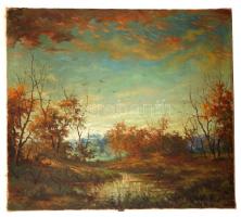 V. Faragó F.:Vihar után. Olaj, vászon, jelzett, 80×90 cm