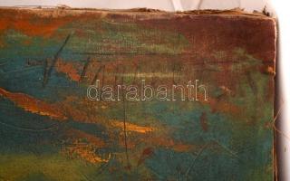 V. Faragó F.:Vihar után. Olaj, vászon, jelzett, 80×90 cm