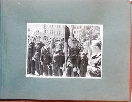 1948 Dinnyés Lajos, Rákosi Mátyás, Szakasits Árpád Szófiában album 12 db fotóval