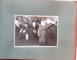 1948 Dinnyés Lajos, Rákosi Mátyás, Szakasits Árpád Szófiában album 12 db fotóval