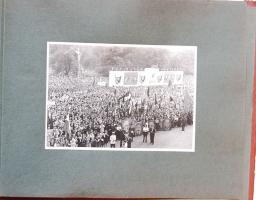 1948 Dinnyés Lajos, Rákosi Mátyás, Szakasits Árpád Szófiában album 12 db fotóval