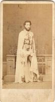 1875 Régi fénykép:gróf Károlyi István, Klapka segédtisztje a légióban