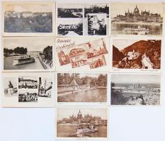 10 db magyar városképes lap