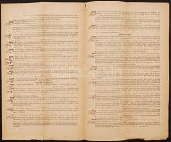 1871 A magyar királyi belügyministerium Rendőri körözvény gazdátlan tárgyakról, szökevényekről stb. ...