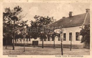 Kenderes, Községi óvoda és csendőrlaktanya; Dulovics E. felvétele (fl)