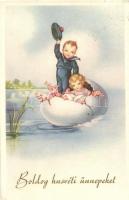 8 db RÉGI motívumlap; üdvözlő gyerekekkel / 8 old motive cards; greeting cards with children