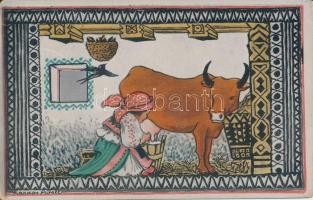 Magyar népélet / Hungarian folklore s: Kardos Böske (EK)