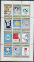 Winter Olympics Sapporo minisheet, Téli Olimpia, Sapporo kisív