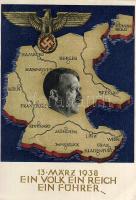 Náci propagandalap alkalmi bélyegzésekkel