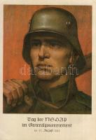 Náci propagandalap alkalmi bélyegzésekkel (EB)