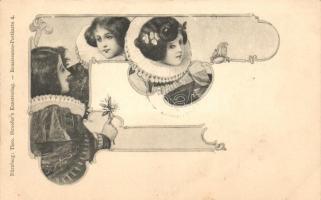 Renaissance-Postkarte 4. Theo Stroefer's Kunstverlag, Art Nouveau