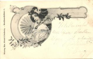 1898 Renaissance-Postkarte 17. Theo Stroefer's Kunstverlag, Art Nouveau (EK)
