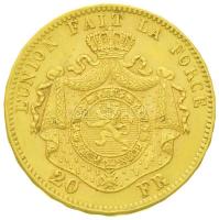 Belgium 1875. 20Fr Au "II. Lipót" (6.44g/0.900) T:2
Belgium 1875. 20 Francs Au "Leop...